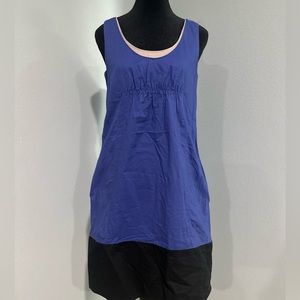 Vince color block dress blue size S